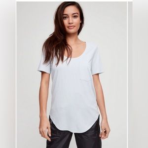 Aritzia Sami White T-shirt - XXS